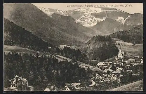 AK Prein, Ortsansicht aus der Vogelschau