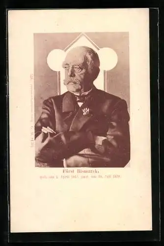 AK Fürst von Bismarck im Anzug