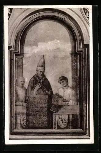 AK Papst Giubileo di Bonifacio VIII mit geistlichen Beratern