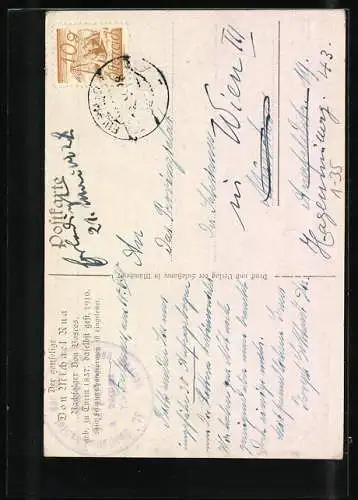 AK Geistlicher Don Michael Rua mit Decretum