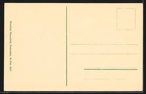 AK Gutenstein, Ortsansicht aus der Vogelschau