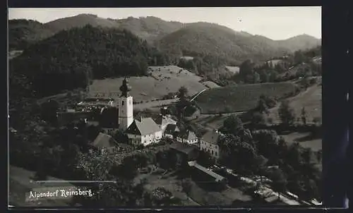 AK Reinsberg, Ortspartie mit Kirche