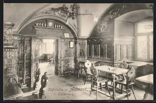 AK Admont, Innenansicht des Stiftskeller's