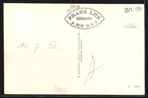 AK Admont, Stiftskeller, Gastzimmer