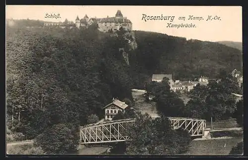 AK Rosenburg am Kamp, Schloss und Kampbrücke