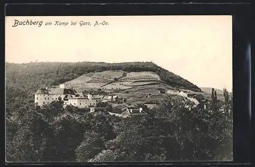 AK Gars am Kamp, Buchberg, Teilansicht mit Schloss