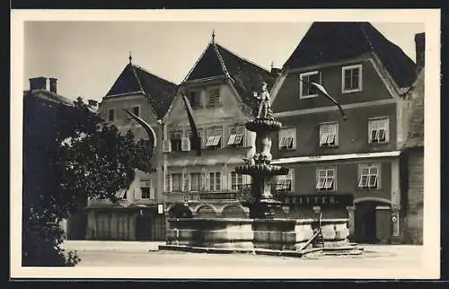 AK Steyr, Partie am Leopoldbrunnen