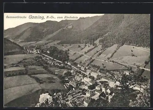 AK Gaming /N.-Oe., Gesamtansicht vom Kirchstein aus