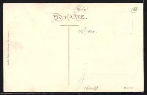 AK Eggenburg, Ortsansicht mit prominenter Kirche