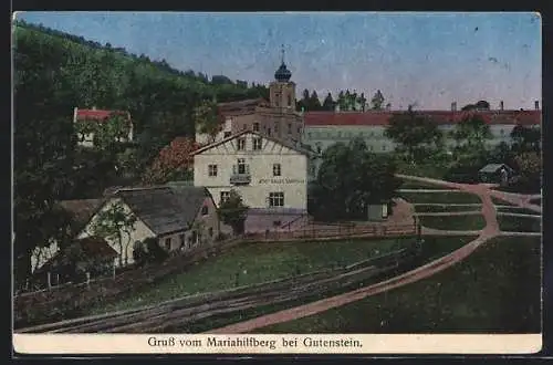 AK Gutenstein, Mariahilfberg, Gasthaus Josef Galler