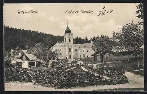 AK Gutenstein, Die Kirche zu Mariahilf