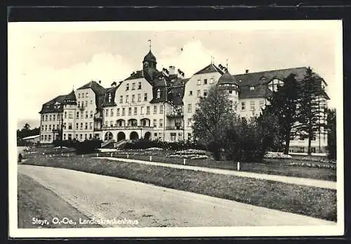 AK Steyr /O.-Oe., Partie am Landeskrankenhaus