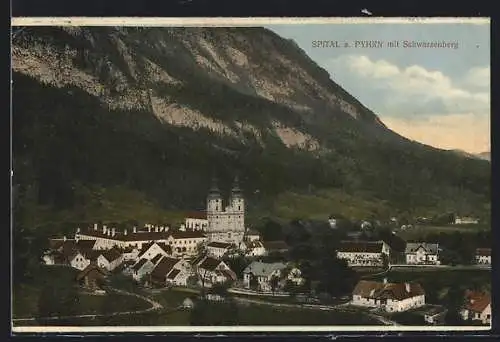 AK Spital a. Pyhrn, Ortsansicht am Bergfuss