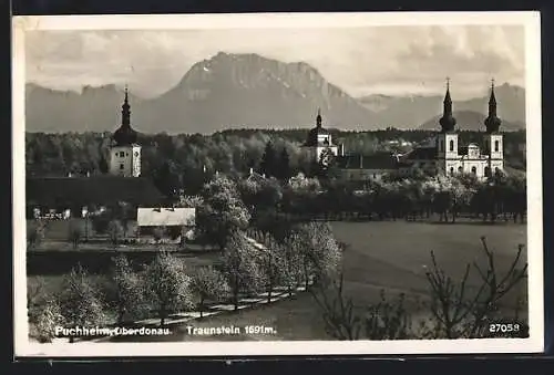 AK Puchheim, Blick auf Kirche