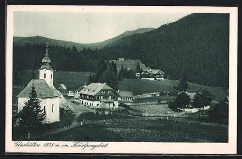 AK Bad Schwanberg, Glashütten, Partie an der Kapelle