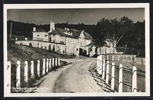 AK Muthmannsdorf /N.-Öst., Weg zum Genesungsheim