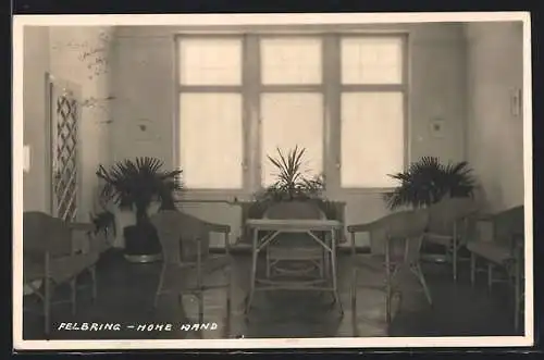 AK Felbring, Hotel Hohe Wand, Innenansicht