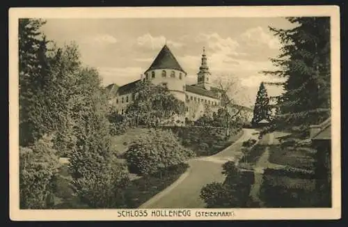 AK Hollenegg /Steiermark, Weg zum Schloss Hollenegg