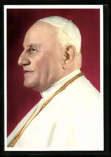 AK Profilportrait Papst Johannes XXIII.