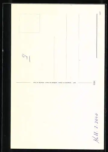 AK Papst Johannes XXIII. in weisser Soutane mit rotem Umhang