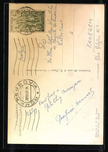 AK Papst Johannes XXIII. mit Kruzifix-Kette in der Hand