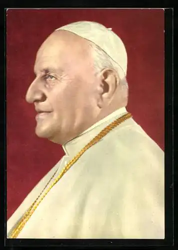 AK Profilportrait Papst Johannes XXIII.