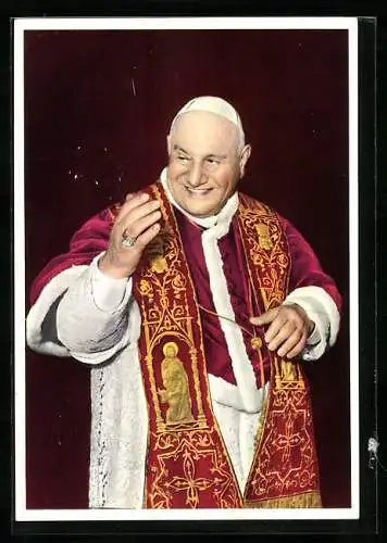 AK Portrait von Papst Johannes XXIII.