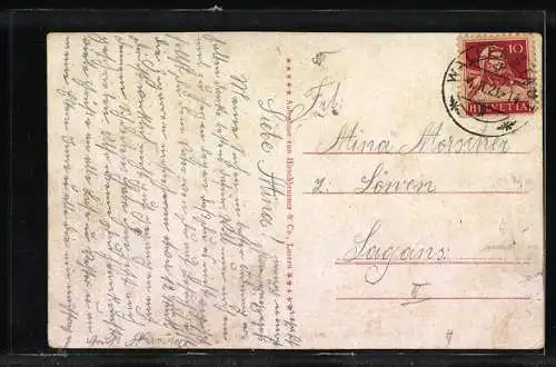 AK Mitglieder der Trachtenkapelle Die Obersteirer mit Zither