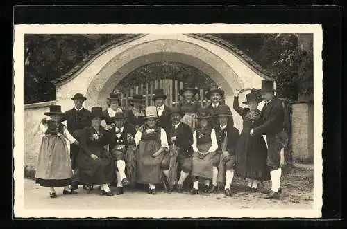 AK Zell am See, 1. Pinzgauer Volkstrachten-Erhaltungsverein D` Kitzstoana