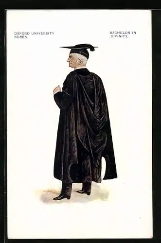 AK Oxford University Robes, Bachelor in Divinity, Abschluss in Theologie