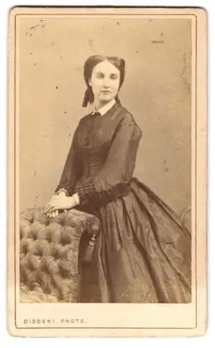 Fotografie Disderi, Paris, Charlotte von Belgien, Kaiserin von Mexiko, Erzherzogin v. Österreich, Frau von Maximilian I.