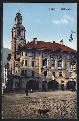 AK Bozen, Ansicht vom Rathaus