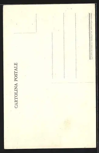 AK Pompei, Strassenpartie in der Stadt, Maria mit dem Kinde