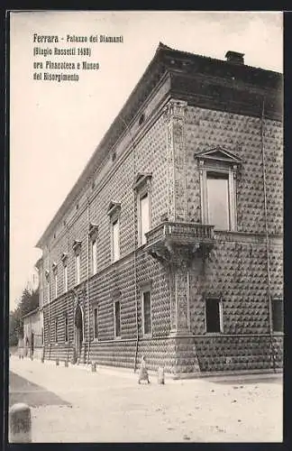 AK Ferrara, Palazzo dei Diamanti ora Pinacoteca e Museo del Risorgimento