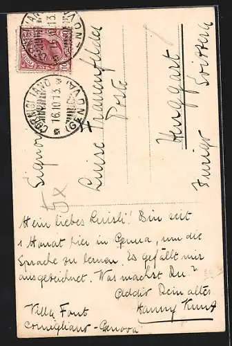 AK Genova, Monumento Giuseppe Garibaldi