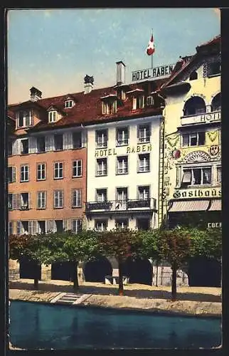 AK Luzern, Hotel Raben von Clemens Waldis