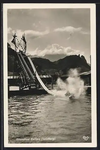 AK Hallein, Rutsche im Strandbad