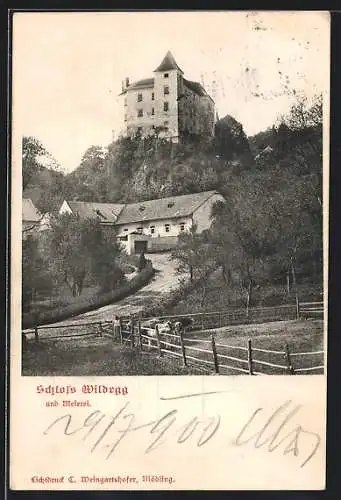 AK Sittendorf /Wienerwald, Schloss & Meierei Wildegg