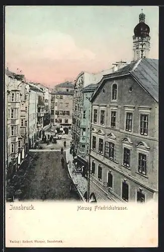 AK Innsbruck, In der Herzog Friedrichstrasse