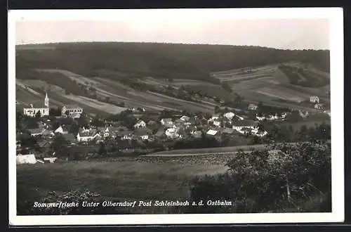 AK Schleinbach a. d. Ostbahn, Unter-Olberndorf