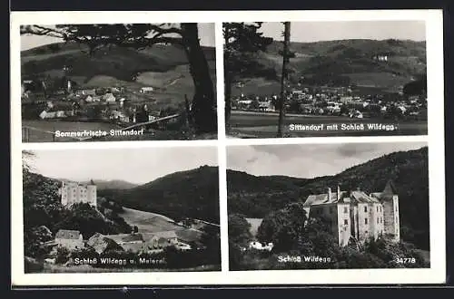 AK Sittendorf, Panoramaansicht, Schloss Wildegg
