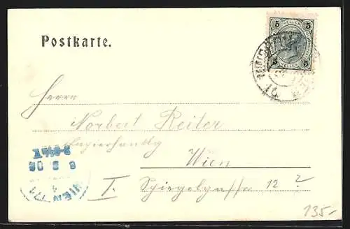 AK Jenbach, Teilansicht mit Bergen