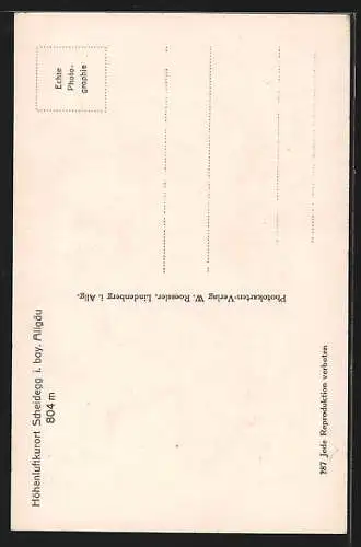 AK Scheidegg, Ortsansicht