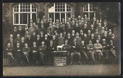 Foto-AK Ladenburg, Landw. Winterschule 1925 /26