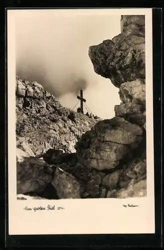 AK Kreuz auf dem grossen Priel in Oberösterreich