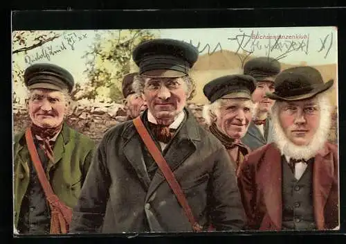 AK Büchsenranzenklub, Ältere Männer in hessischer Tracht