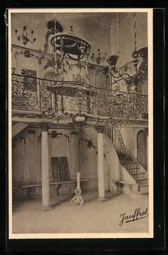 AK Cavaillon, Intérieur de la Synagogue, Innenansicht der Synagoge, Inside of the Synagogue