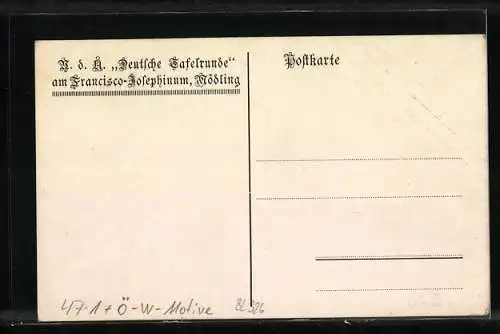 AK Wien-Mödling, Deutsche Tafelrunde am Francisco-Josephinum