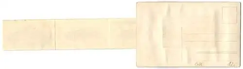 Leporello-AK Athènes, Panorama, Akropolis