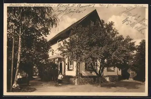 AK Oberaichen / Leinfelden, Gasthaus zum Waldhaim Oberaicher Höhe